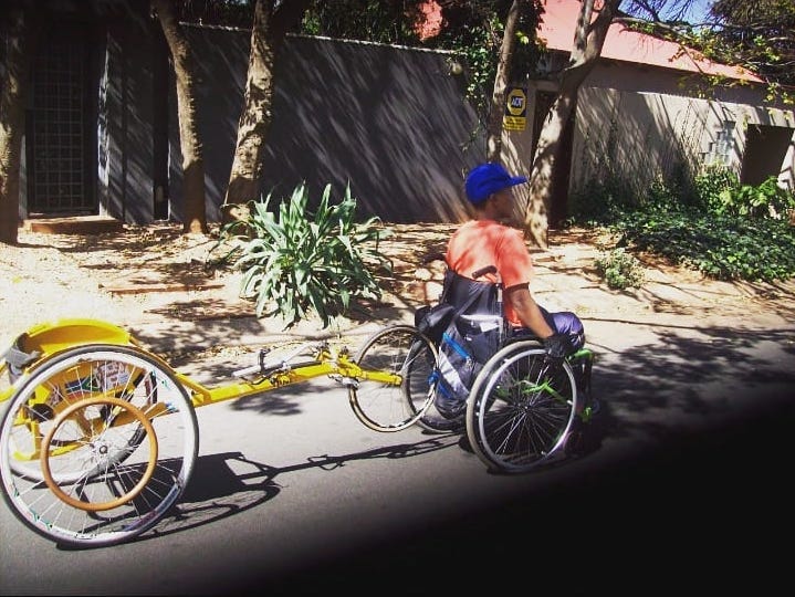 Palesa South African Para Cyclist
